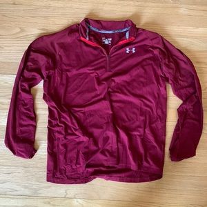 Winter running UA quarter zip
